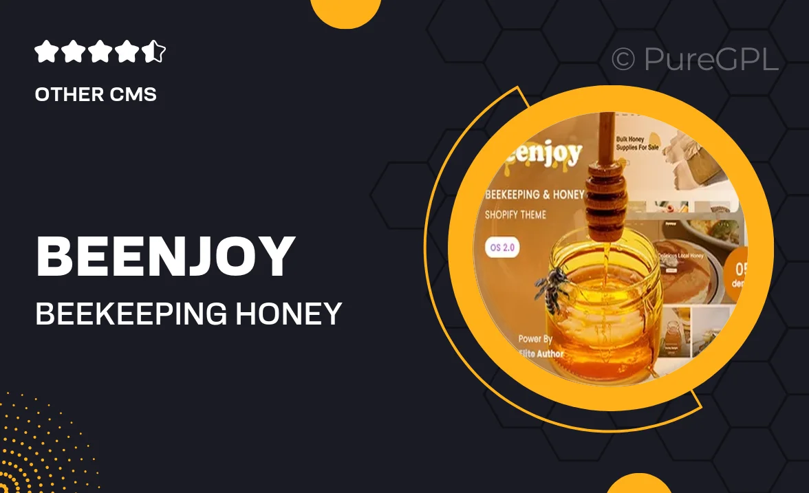 Beenjoy – Beekeeping & Honey Shopify 2.0 Theme