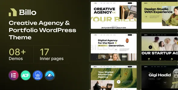 Billo – Creative Agency & Portfolio WordPress Theme