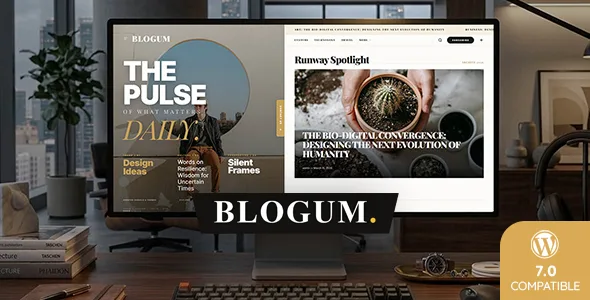 blogum newspaper blog magazine wordpress theme 1