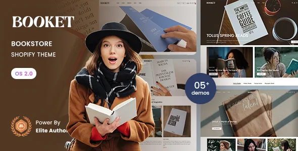 booket bookstore shopify 20 theme