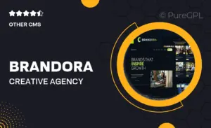 Brandora – Creative Agency Elementor Pro Template Kit