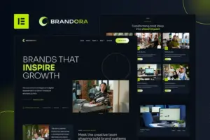 Brandora – Creative Agency Elementor Pro Template Kit
