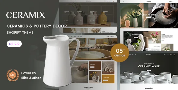 ceramix ceramics pottery decor shopify 20 theme