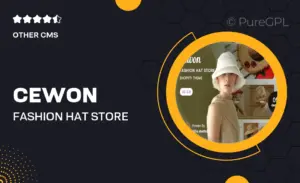 Cewon – Fashion Hat Store Shopify 2.0 Theme
