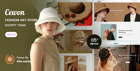 cewon fashion hat store shopify 20 theme