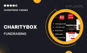 CharityBOX- Fundraising WordPress Theme