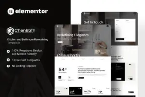 Chenbath – Kitchen & Bathroom Remodeling Elementor Template Kit