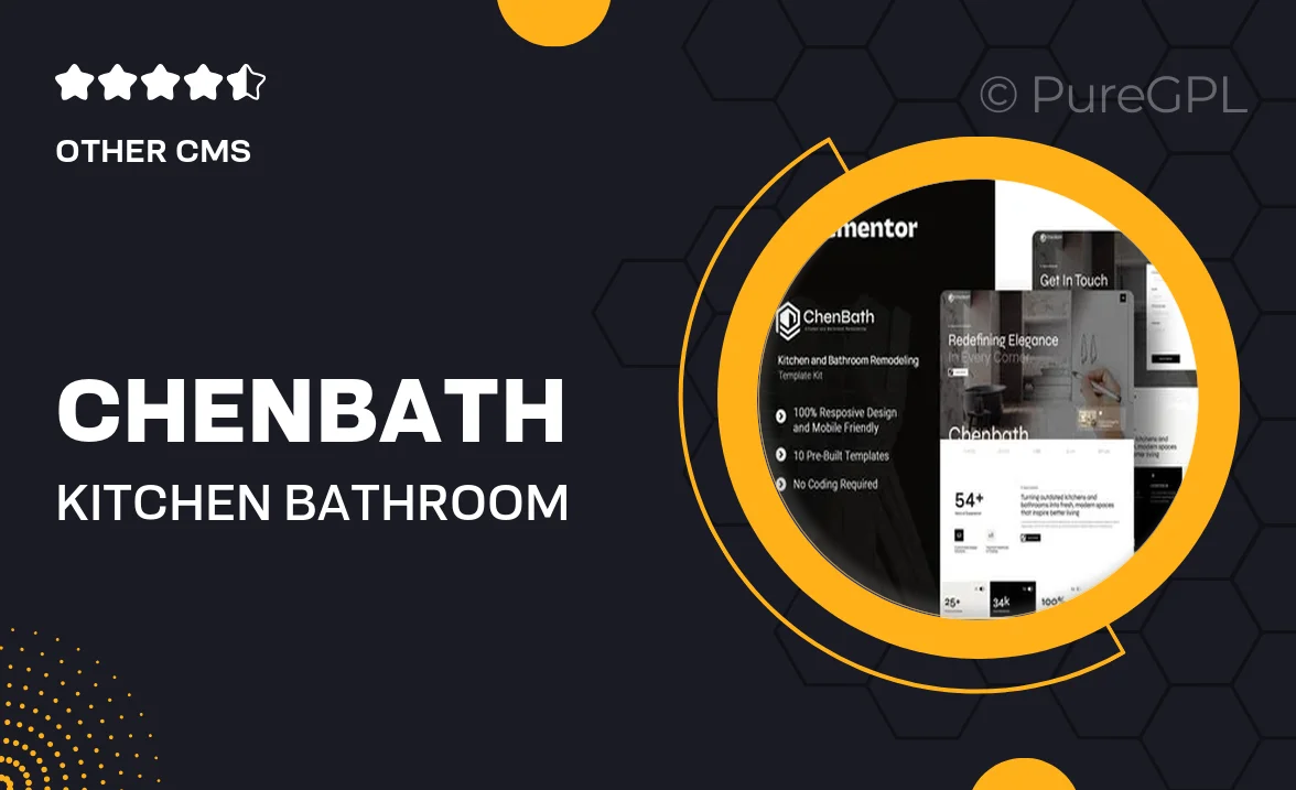 Chenbath – Kitchen & Bathroom Remodeling Elementor Template Kit