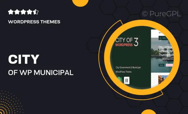 city of wp municipal local government wordpress theme