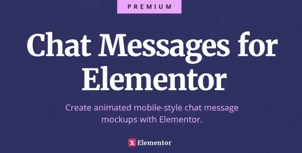 codecanyon chat messages for elementor