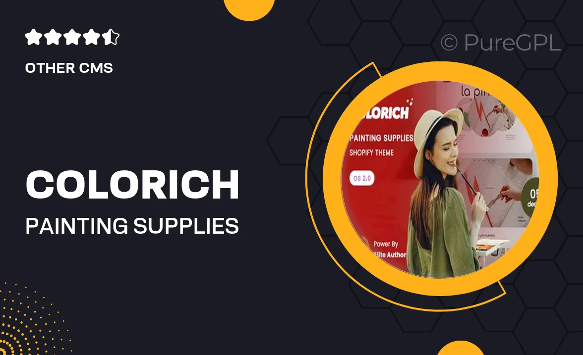 Colorich – Painting Supplies Store Shopify 2.0 Theme