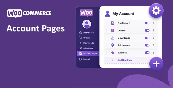 custom my account pages for woocommerce 1