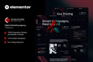 Digixion – Digital Marketing Agency Elementor Template Kit