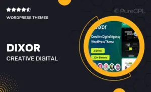 Dixor – Creative Digital Agency WordPress Theme