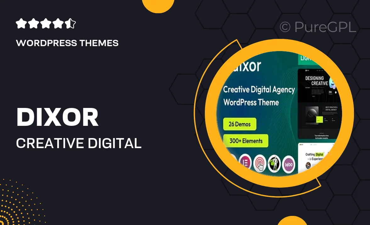 Dixor – Creative Digital Agency WordPress Theme