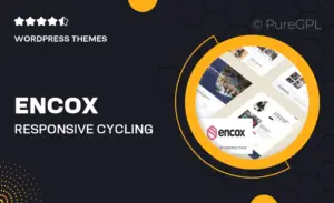 Encox – Responsive Cycling Club WordPress Theme
