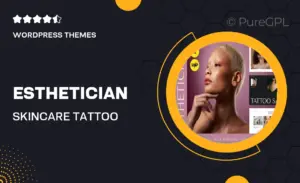 Esthetician – Skincare, Tattoo & Mole Removal WordPress Theme