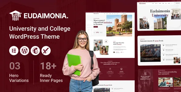eudaimonia university and college wordpress theme 1