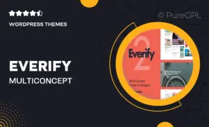 Everify – Multi-Concept WordPress Theme for Bloggers
