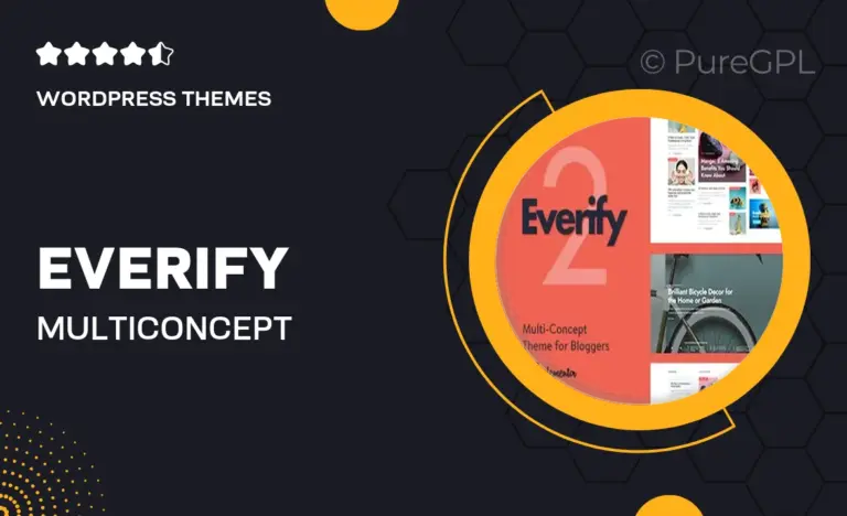 everify multi concept wordpress theme for bloggers