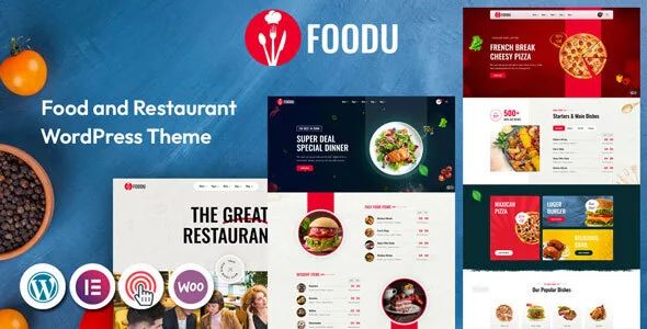 foodu food restaurant wordpress theme 1