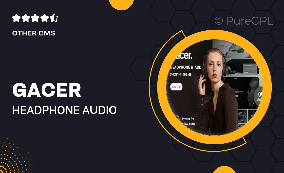 Gacer – Headphone & Audio Shopify 2.0 Theme