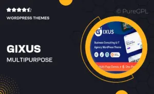 Gixus | Multipurpose WordPress Theme