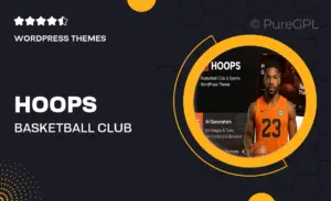 Hoops – Basketball Club & Sports WordPress Theme