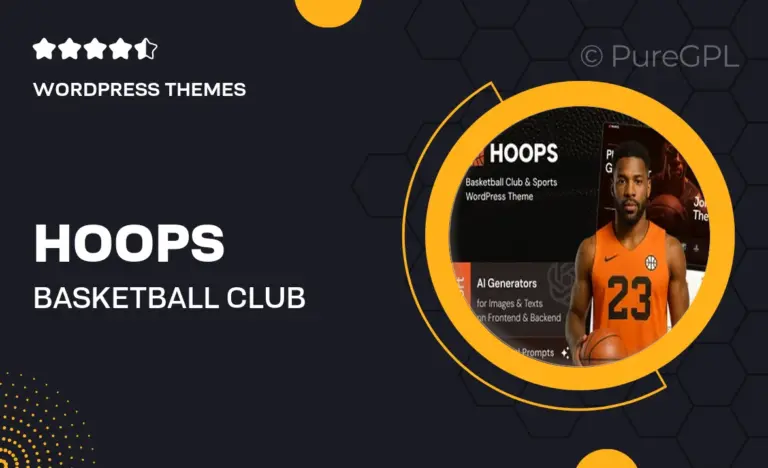 hoops basketball club sports wordpress theme