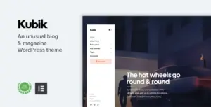 Kubik – An Unusual Digital Blog & Magazine WordPress Theme