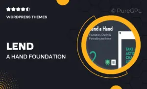 Lend a Hand – Foundation & Charity WordPress Theme