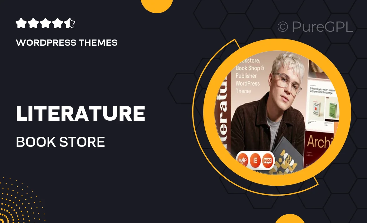 Literature – Book Store, Publisher & Bookshop WordPress Theme