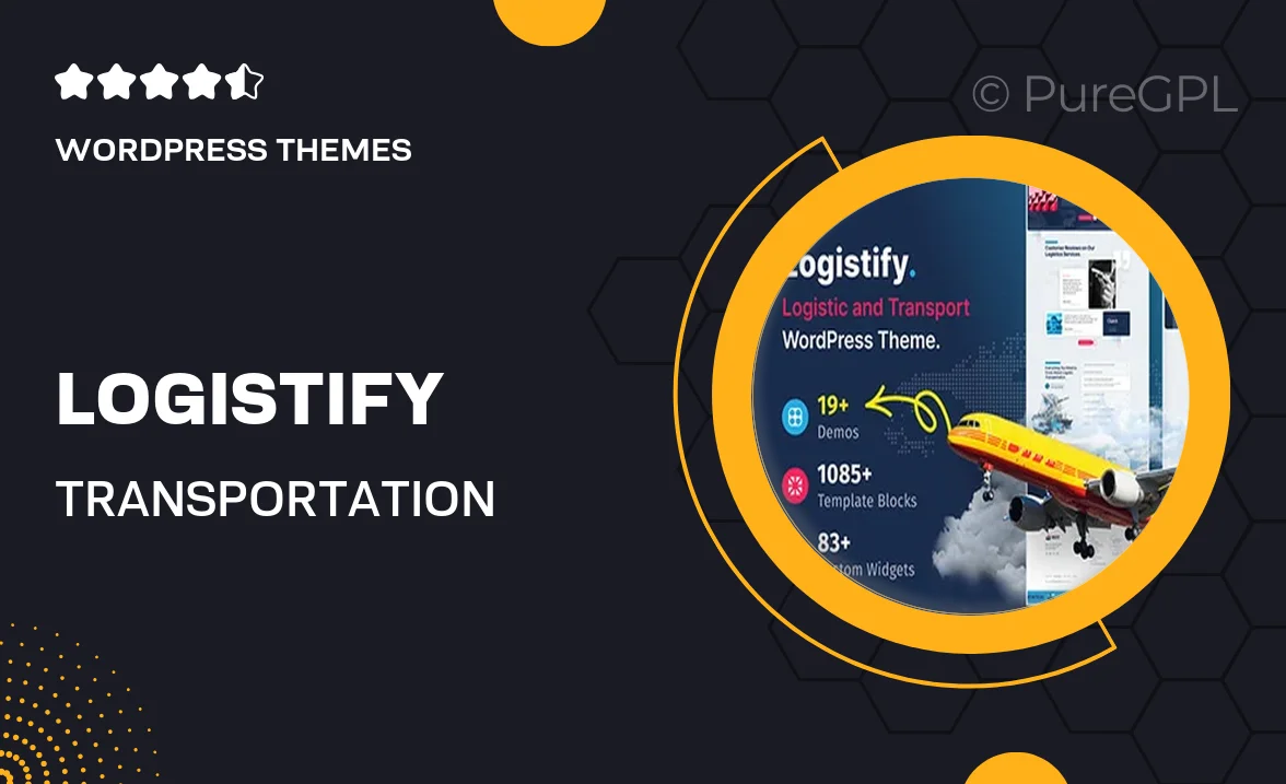Logistify – Transportation & Logistics WordPress Theme