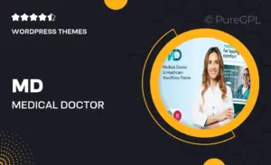 MD – Medical, Doctor & Healthcare WordPress Theme
