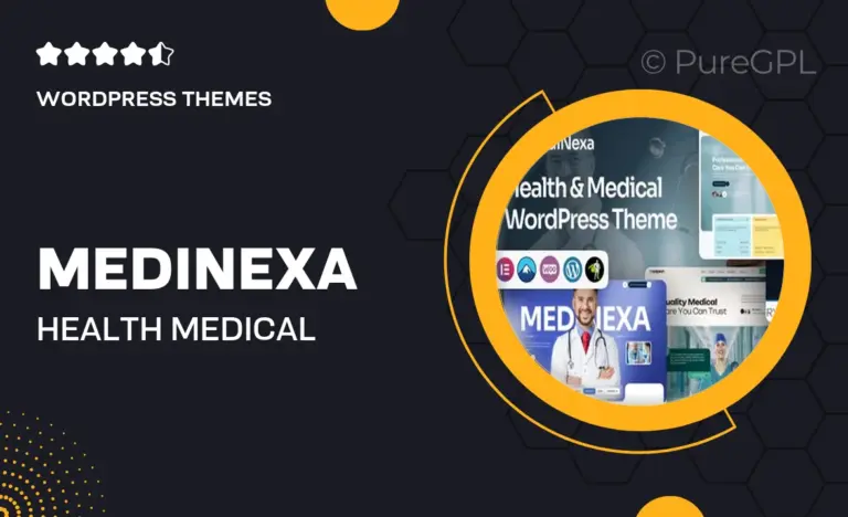 medinexa health medical wordpress theme