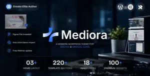 Mediora – Doctor & Medical Clinic Elementor WordPress Theme