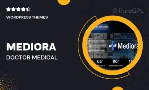 Mediora – Doctor & Medical Clinic Elementor WordPress Theme