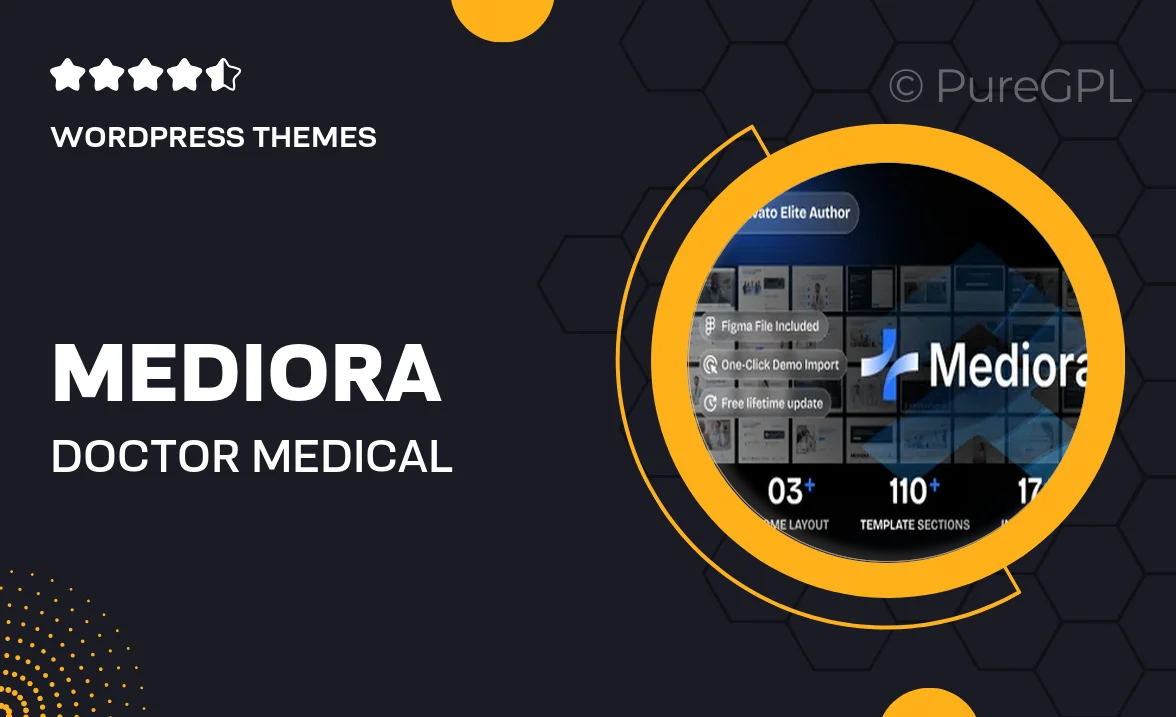Mediora – Doctor & Medical Clinic Elementor WordPress Theme