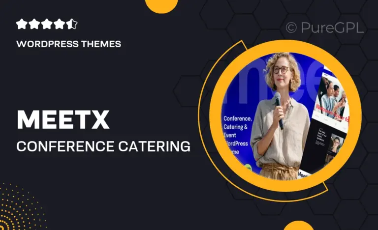 meetx conference catering event wordpress theme