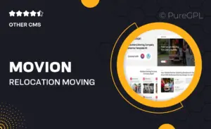 Movion – Relocation & Moving Company Elementor Template Kit