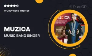 Muzica – Music, Band & Singer WordPress Theme