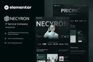 Necyron- IT Service Company Elementor Template Kit