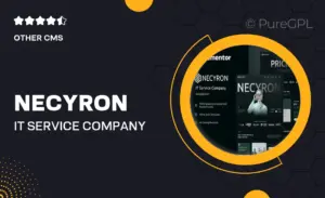 Necyron- IT Service Company Elementor Template Kit