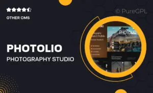 Photolio – Photography Studio & Portfolio Elementor Template Kit