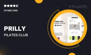 Prilly – Pilates Club Elementor Template Kit