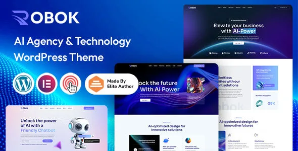 Robok – AI Agency WordPress Theme