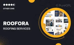 Roofora – Roofing Services Elementor Template Kit
