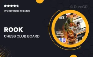 Rook – Chess Club & Board Games WordPress Theme