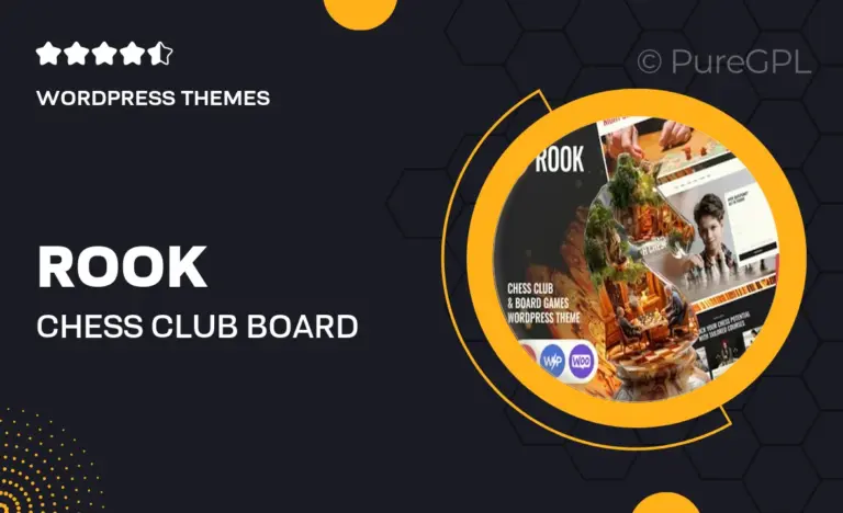 rook chess club board games wordpress theme