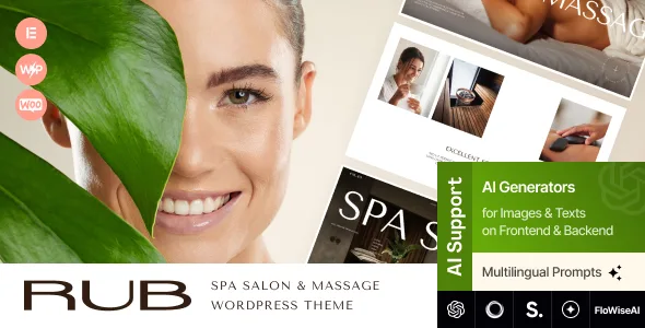 Rub – Spa Salon, Massage & Wellness WordPress Theme